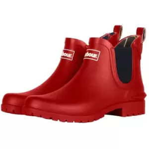 Image of Barbour Womens Wilton Wellington Boots Red 4