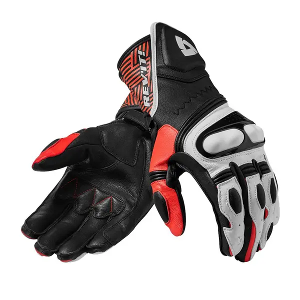 Image of REV'IT! Metis Gloves Black Red Size XYL