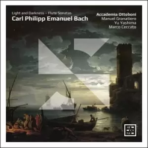 Image of Carl Philipp Emanuel Bach - Carl Philipp Emanuel Bach: Light and Darkness - Flute Sonatas CD Album - Used