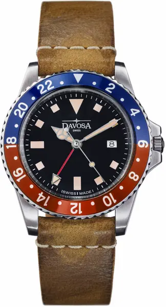 Image of Davosa Watch Vintage Diver - Black DAV-117