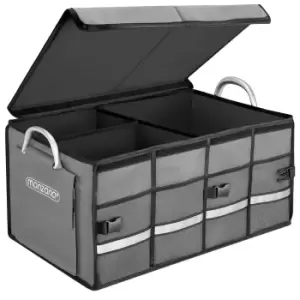 Image of Trunk Boot Organiser with Lid Grey 63L