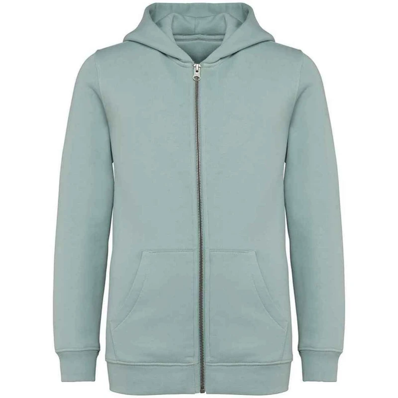Image of Native Spirit Full Zip Hoodie in Jade Size: 4-6 Years Jade Unisex 4-6 Years