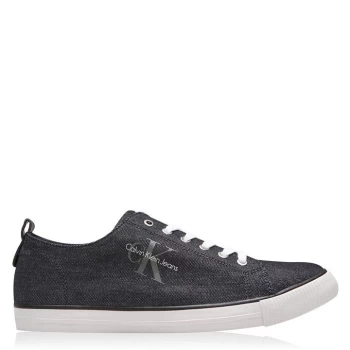 Image of Calvin Klein Jeans Arnold Denim Sneakers - Purple