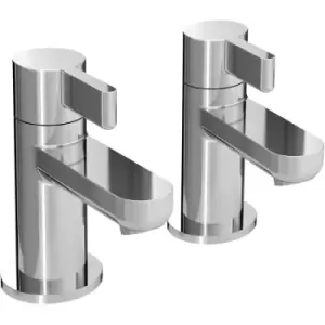 Image of Clio Bath Taps - Pair - Chrome - Bristan