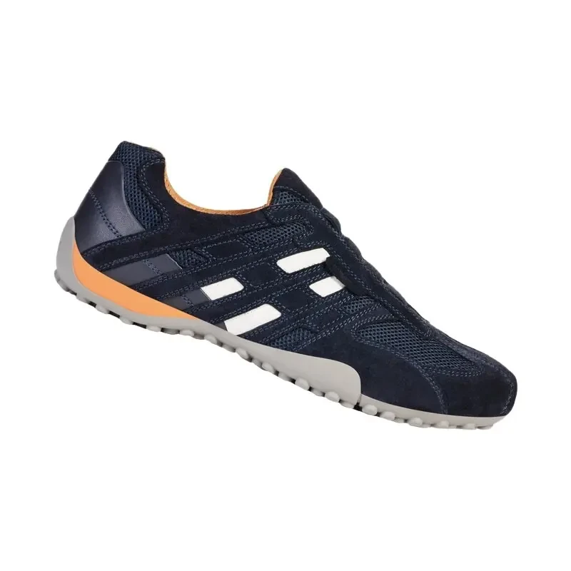 Image of Geox Trainers Geox Snake Scam.+Mesh Bleu Male 42