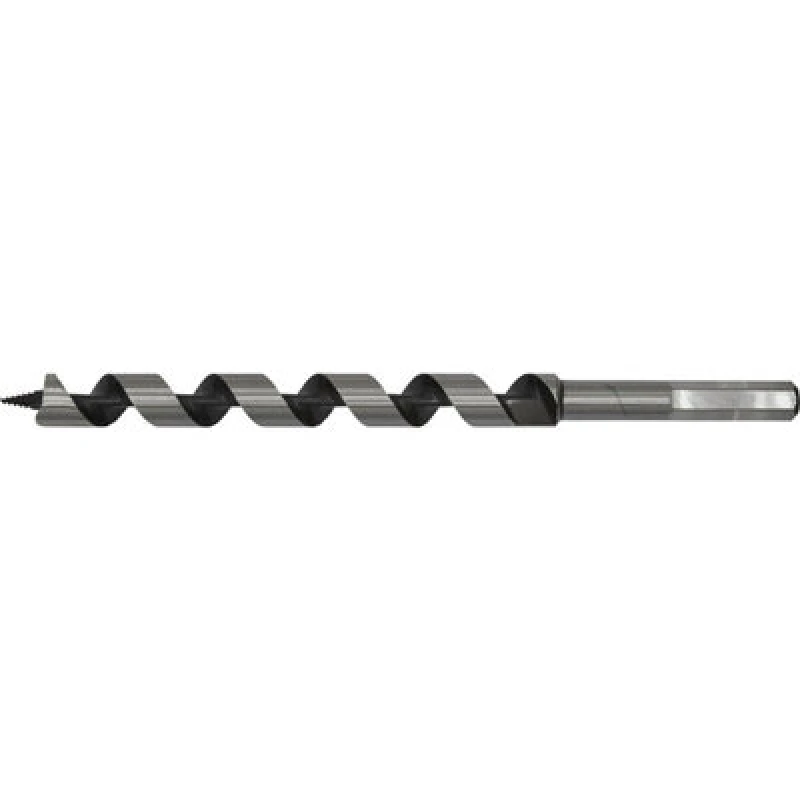 Image of Loops 16 x 235mm Hardened Auger Wood Drill Bit - Hexagonal Shank - Woodwork Timber Multi