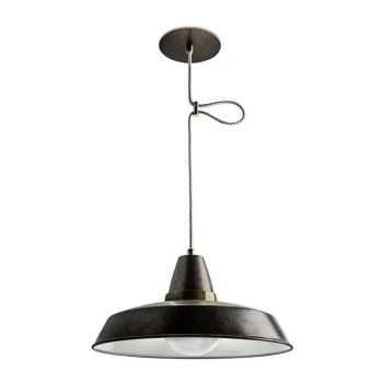 Image of Leds-c4 Lighting - Leds-C4 Vintage - 1 Light Dome Ceiling Pendant Brown, Beige, E27