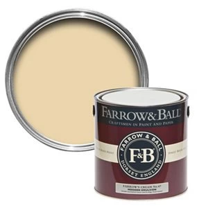 Image of Farrow & Ball Modern Farrow's cream No. 67 Matt Emulsion Paint 2.5L