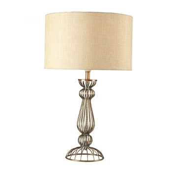 Image of The Lighting and Interiors Group Noho Metal Table Lamp - Copper