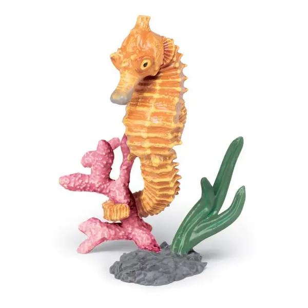 Image of PAPO Marine Life Seahorse Toy Figure - Multi One Size