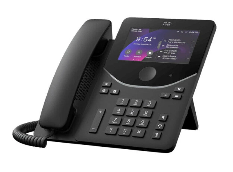 Image of Cisco Cisco DESK PHONE 9871 CARBON IP phone Black, Carbon LCD WiFi DP-9871-K9=