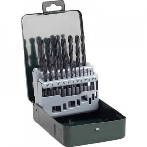 Image of Bosch Accessories 2607019435 HSS Metal twist drill bit set 19 Piece rolled DIN 338 Cylinder shank 1 Set
