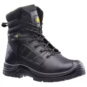 Image of Amblers Mens Berwyn Waterproof Leather Safety Boot (12 UK) (Black)
