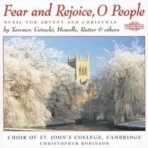 Image of Choir of St John's College, Cambridge - Fear and Rejoice O People: Music for Advent and Christmas CD Album - Used