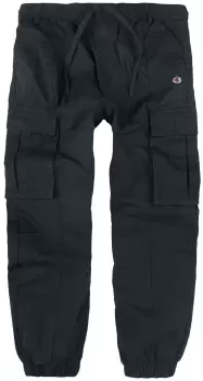 Image of Champion Elasticated cuff cargo trousers Cloth Trousers black