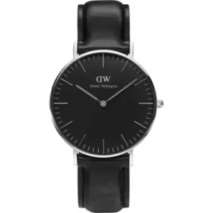 Image of Mens Daniel Wellington Classic Black Sheffield Watch 36mm Watch