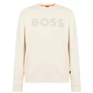 Image of Boss Boss Logo Sweater Mens - White