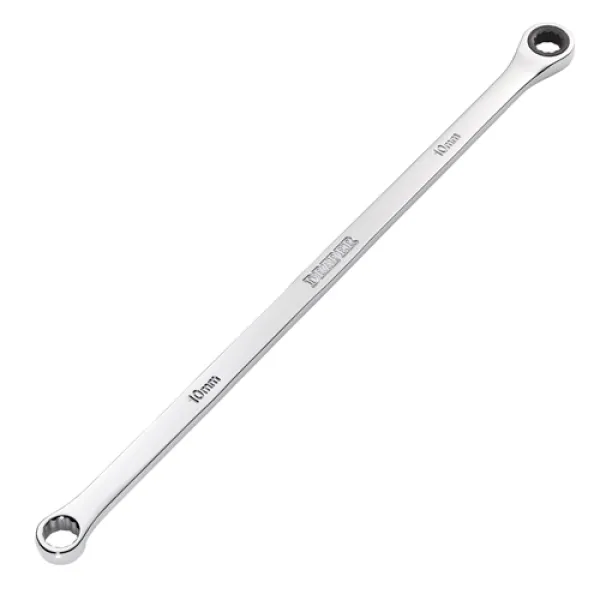 Image of Draper HI-TORQ Metric Extra-Long Double Ring Ratchet Spanner, 10mm