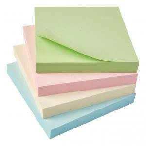 Image of Eco Repositionable Notes 76x76mm Re Move Pastel Pack 12 938187
