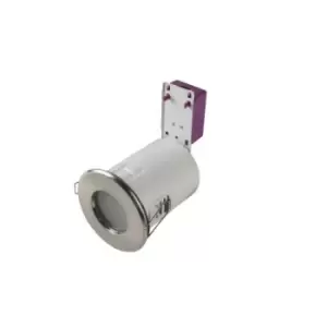 Image of Robus Starling IP65 Main Voltage Steel Fire Rated Shower Downlight Brushed Chrome - RSF20165-13