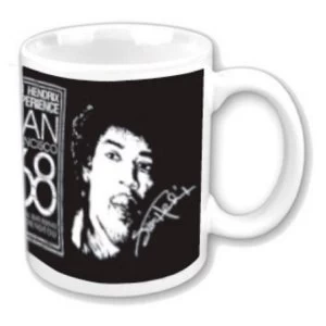 Image of Jimi Hendrix - San Francisco 68 Boxed Standard Mug