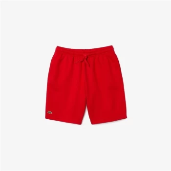 Image of Lacoste Fleece Shorts - Red
