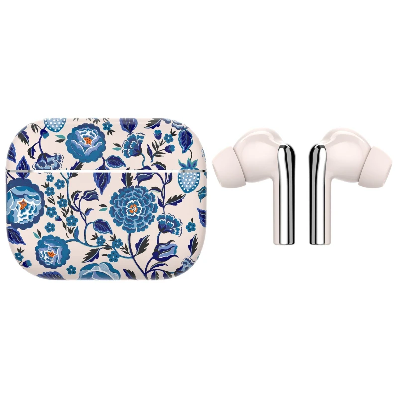 Image of VQ Skylark Wireless Bluetooth Earbuds - Cath Kidston Strawberry Garden Blue, Cream,Patterned,Blue 5060706036708