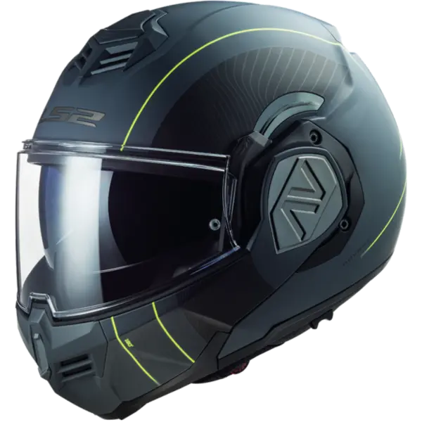 Image of LS2 FF906 Advant Cooper Matt Titanium Black Modular Helmet Size S