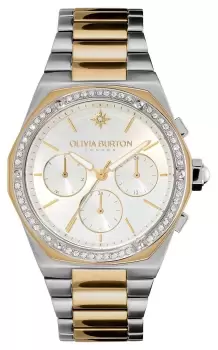 Image of Olivia Burton 24000100 Hexa Multifunction Silver Chronograph Watch