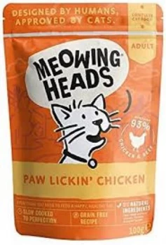 Image of Meowing Heads Variety Pcs Cat Food 10x100g