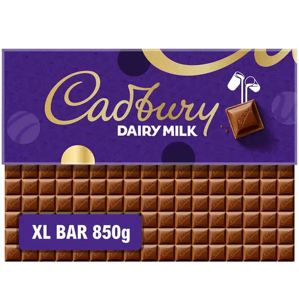 Image of Cadbury Gifts Direct Cadbury Dairy Milk Chocolate Gift Bar 850g 4019839