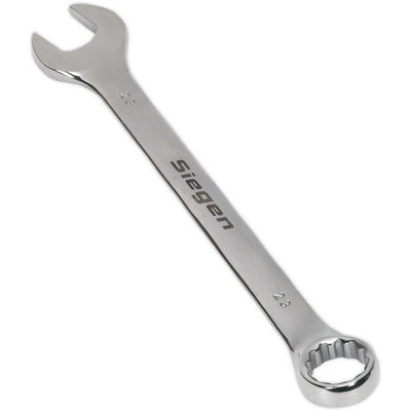 Image of Loops Hardened Steel Combination Spanner - 23mm - Polished Chrome Vanadium Wrench Metallics