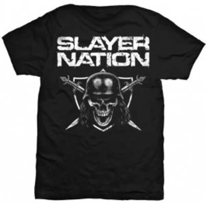 Image of Slayer Slayer Nation Mens Black T Shirt: Small