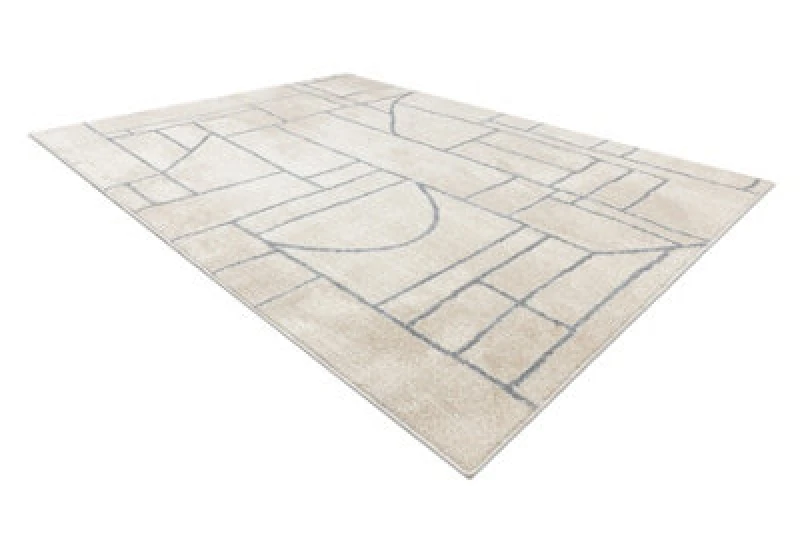 Image of RugsX Carpet Fusion 0806 Cream / Light Grey - Geometric, Modern, Abstract 120X170 Cm