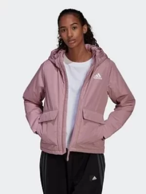 Image of adidas Bsc Sturdy Hooded Jacket, Black Size M Women
