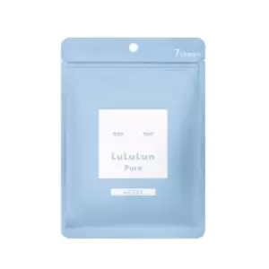 Image of LuLuLun - Pure Sheet Mask Moist - 7pcs - Blue