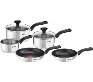 Image of TEFAL Comfort Max C972S544 SS 5 piece Cookware Set Stainless Steel