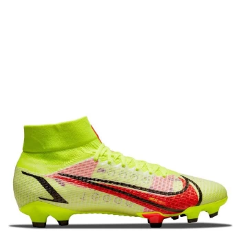 Image of Nike Mercurial Superfly Pro DF FG Football Boots - Volt/Crimson