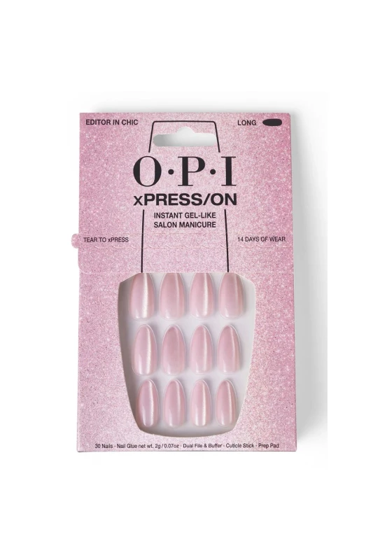 Image of OPI Womens xPRESS/ON Artificial Nails 42g in Editor In Chic Editor In Chic Female