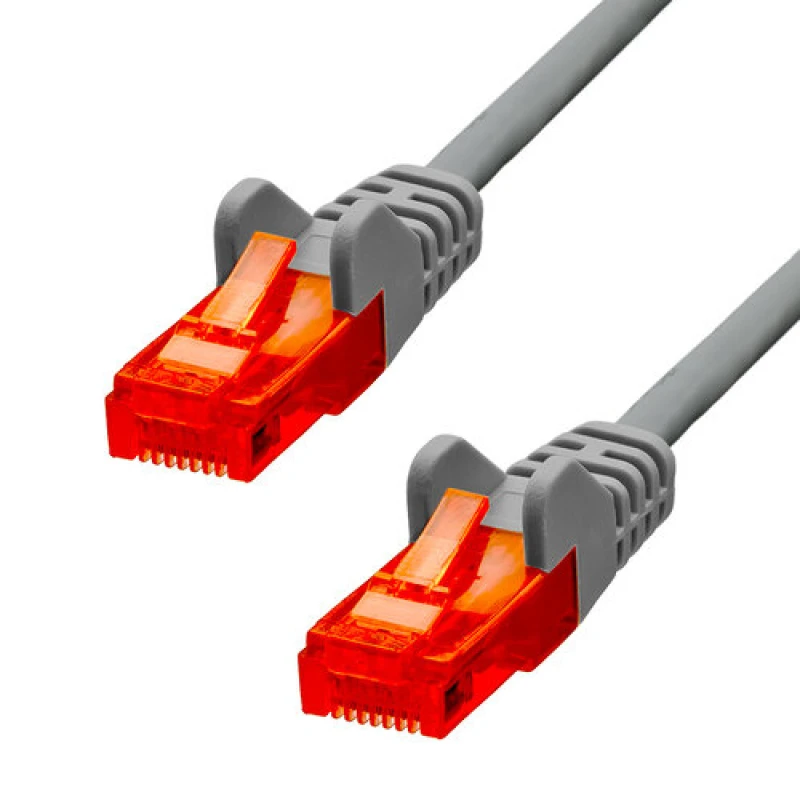 Image of ProXtend CAT6 U/UTP CCA PVC Ethernet Cable Grey 7M