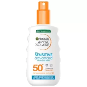 Image of Garnier Ambre Solaire Sensitive Advanced Protection Spray SPF50+ 150ml