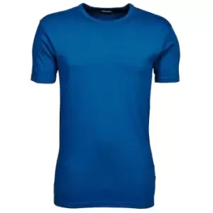 Image of Tee Jays Mens Interlock Short Sleeve T-Shirt (S) (Indigo)