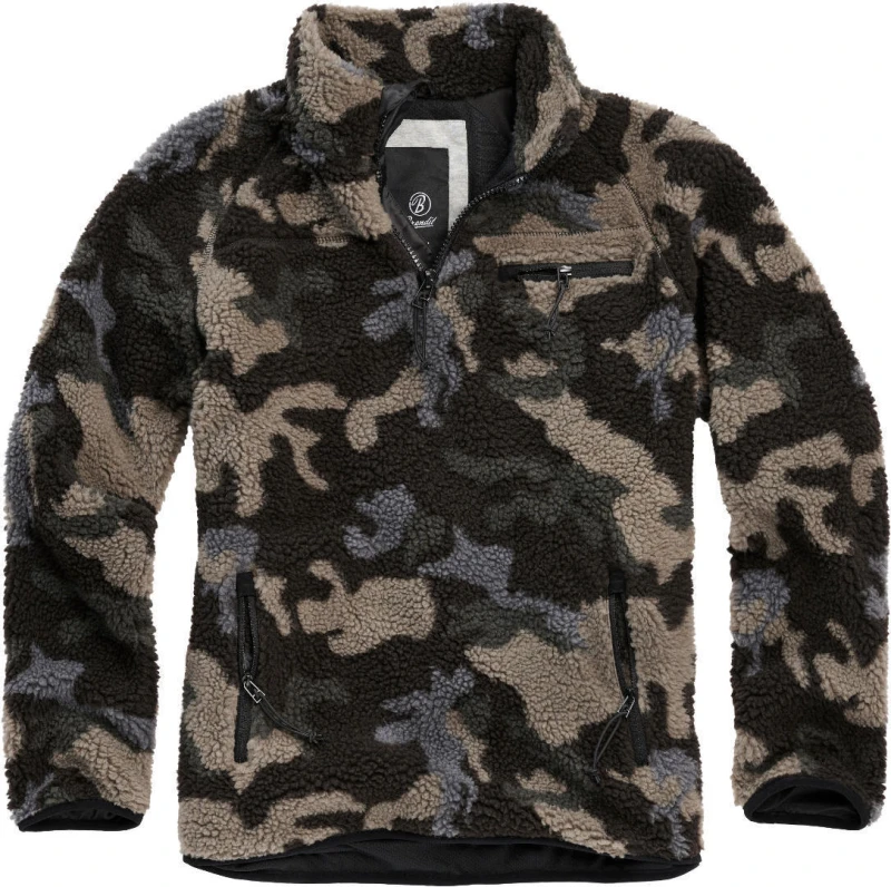 Image of Brandit Fleece Sweatshirt Sweatshirt dark camo M Men