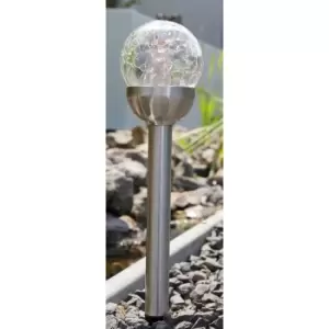 Image of Luxform Lighting Pack of 20 Conga LED Solar Lights with Cracked Glass
