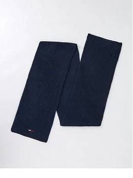 Image of Tommy Jeans Basic Rib Knitted Scarf - Blue