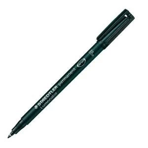 Image of Staedtler Lumocolour Pen Permanent Fine Black Pack of 10 318-9