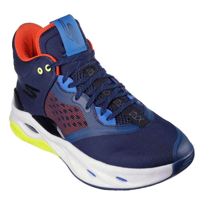 Image of Skechers Float Basketball Trainers Mens Navy/Multi male 7 (41)