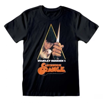 Image of Clockwork Orange - Poster Unisex Medium T-Shirt - Black