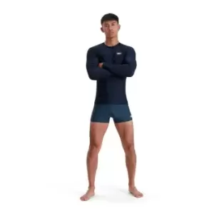 Image of Speedo Long Sleeved Sun Protection Top - Blue