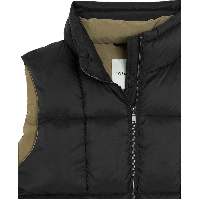 Image of Lyle and Scott Mens Cocoon Gilet Lacquer male XS